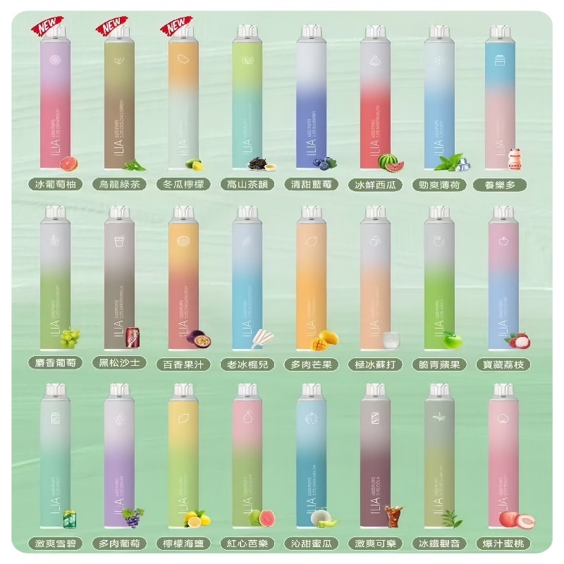 ILIA BAR 4哩啞一次性大容量6500Puffs拋棄式電子煙【百香果汁】:圖片 2
